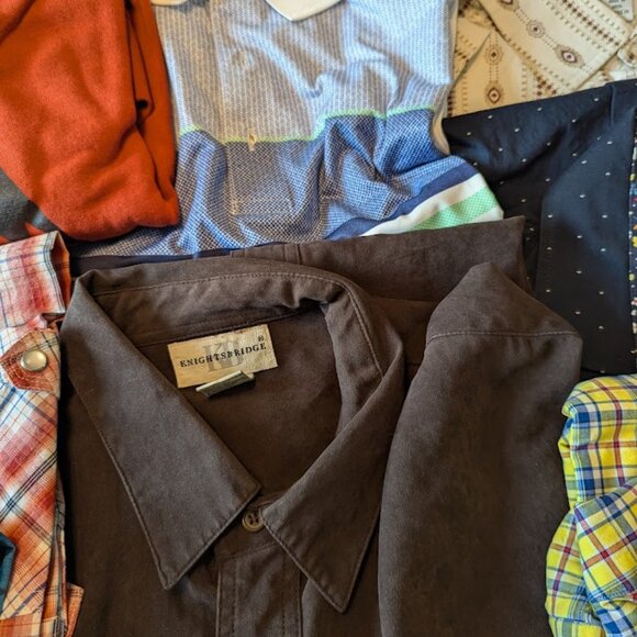 Men's Large clothing Lot 23 shirts - Picture 7 of 14